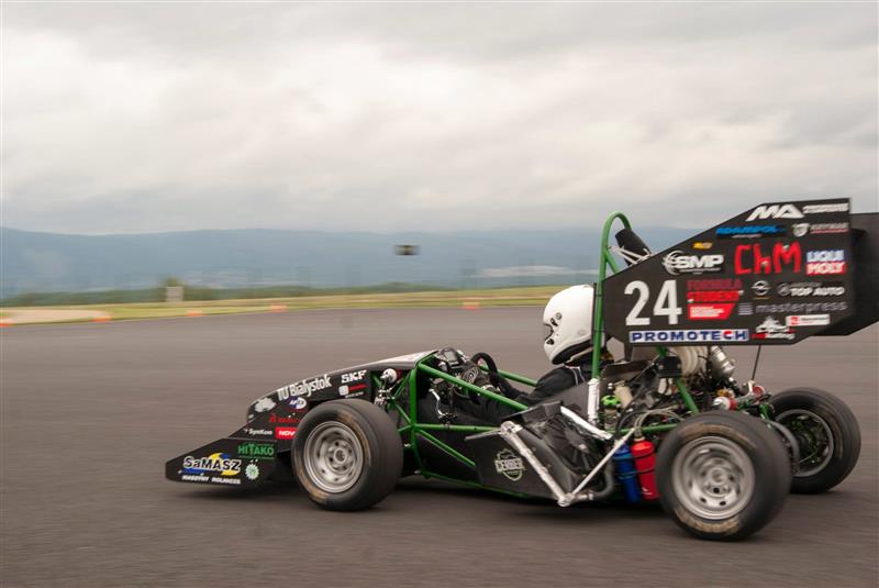 Drużyna Cerber Motorsport na 4. pozycji w Formula Student Czech Republic