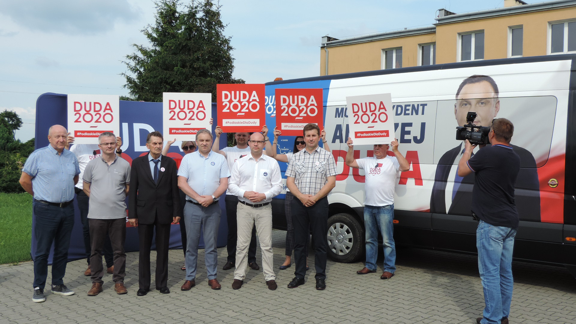 Marszałek Artur Kosicki podziękował w Przytułach wszystkim mieszkańcom Podlaskiego za udział w wyborach