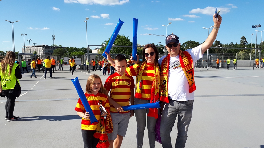 Transmisja z meczu Jagiellonii - studio przedmeczowe i pomeczowe [zdjęcia, wideo]