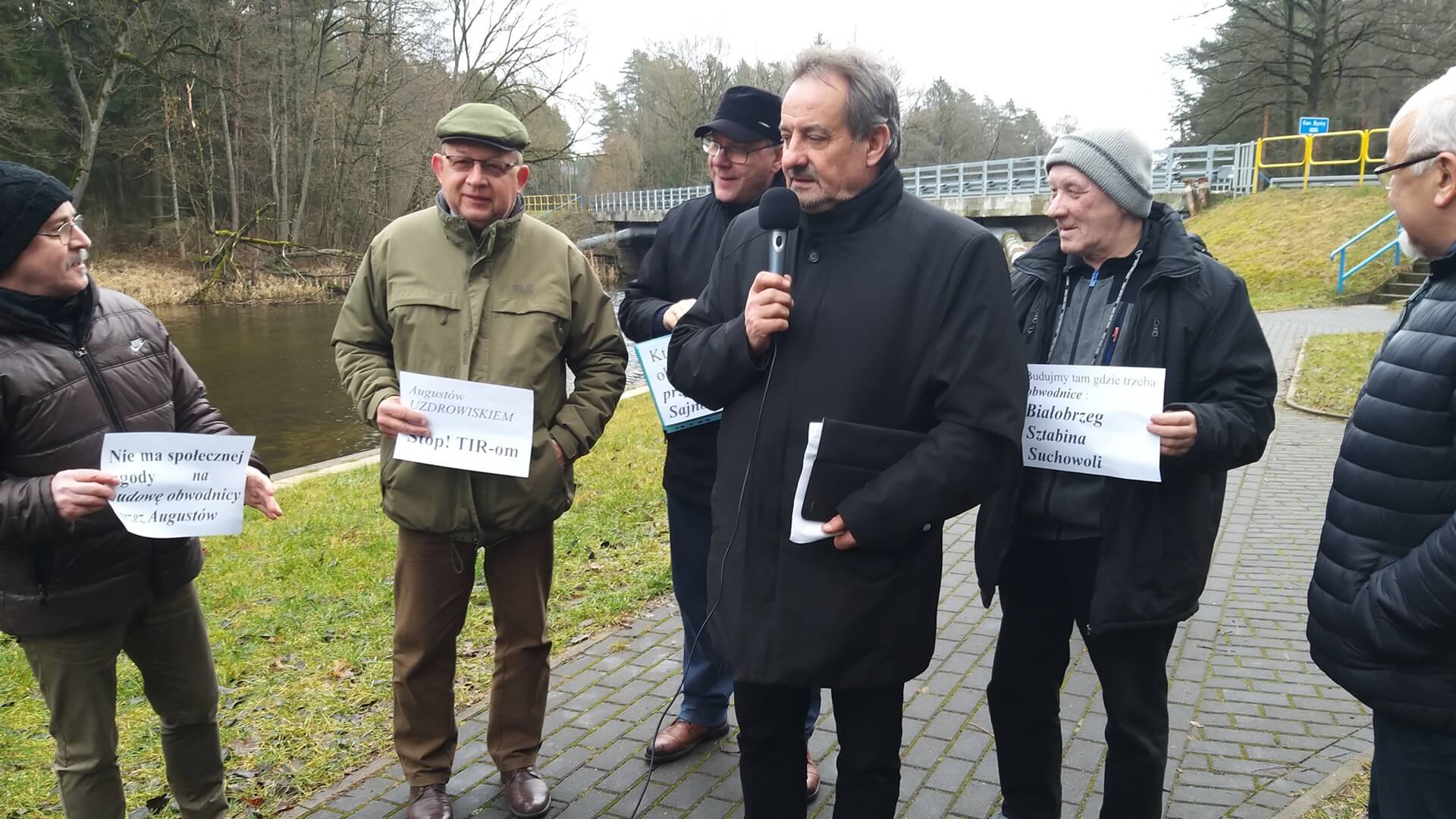 Augustowianie nie zgadzają się na zaproponowane warianty budowy południowo-wschodniej obwodnicy miasta