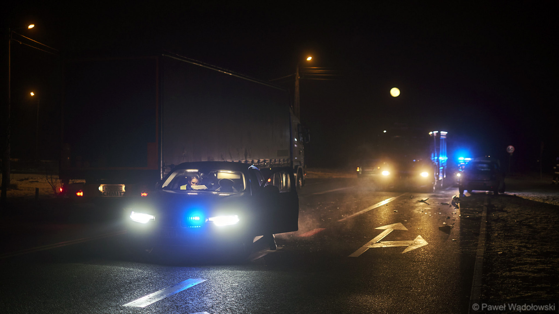 Wypadek między Łomżą a Ostrołęką – kobieta w ciężkim stanie trafiła do szpitala