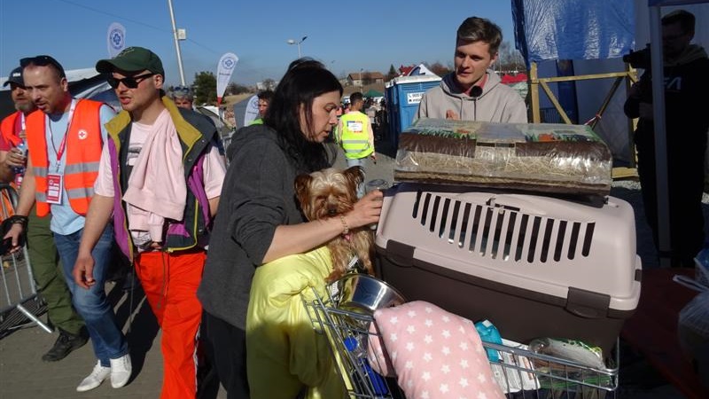 Na polsko-ukraińskich przejściach granicznych wciąż jest wielu uchodźców