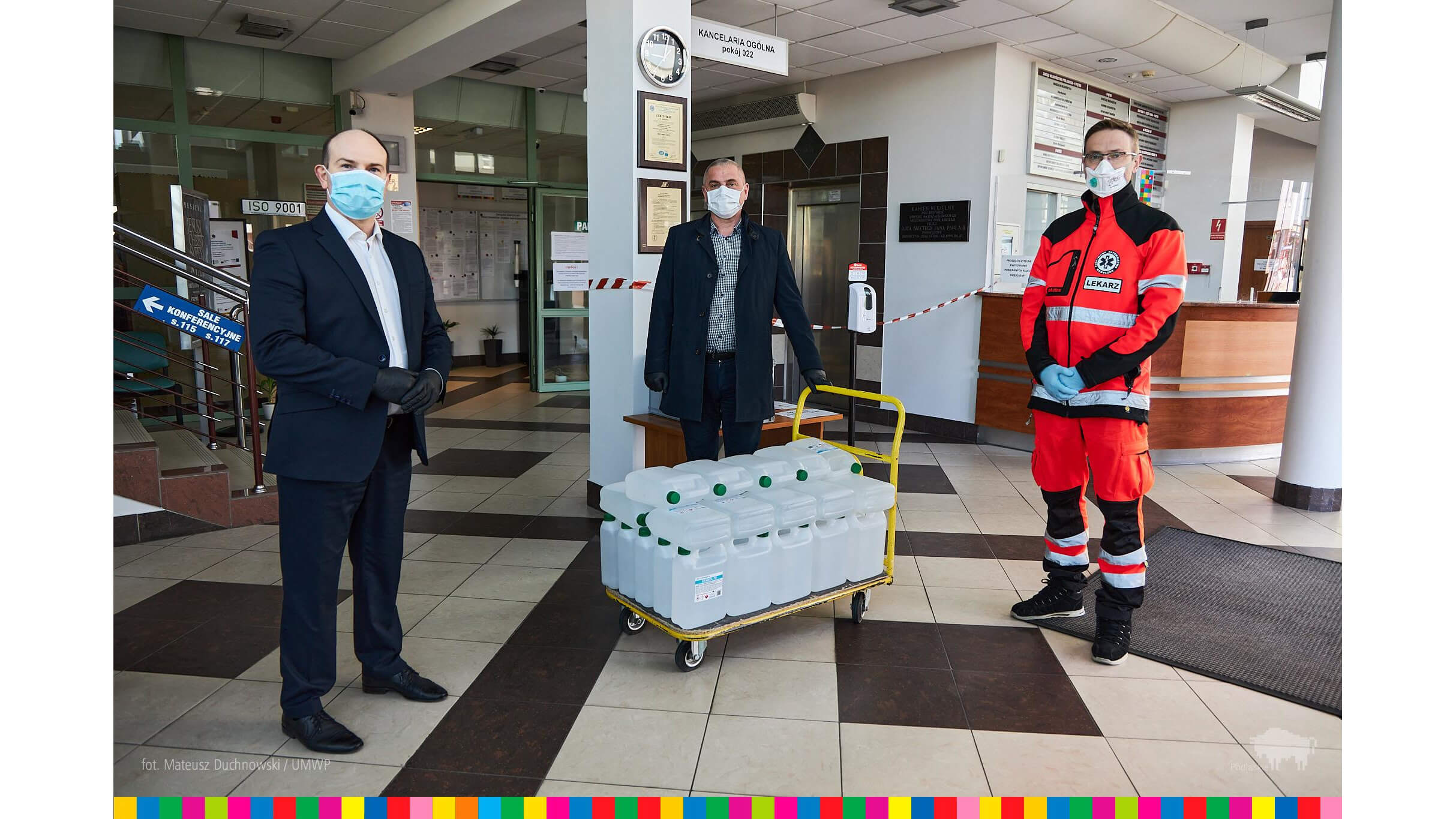 320 litrów płynu dezynfekującego trafiło do podlaskich WSPR