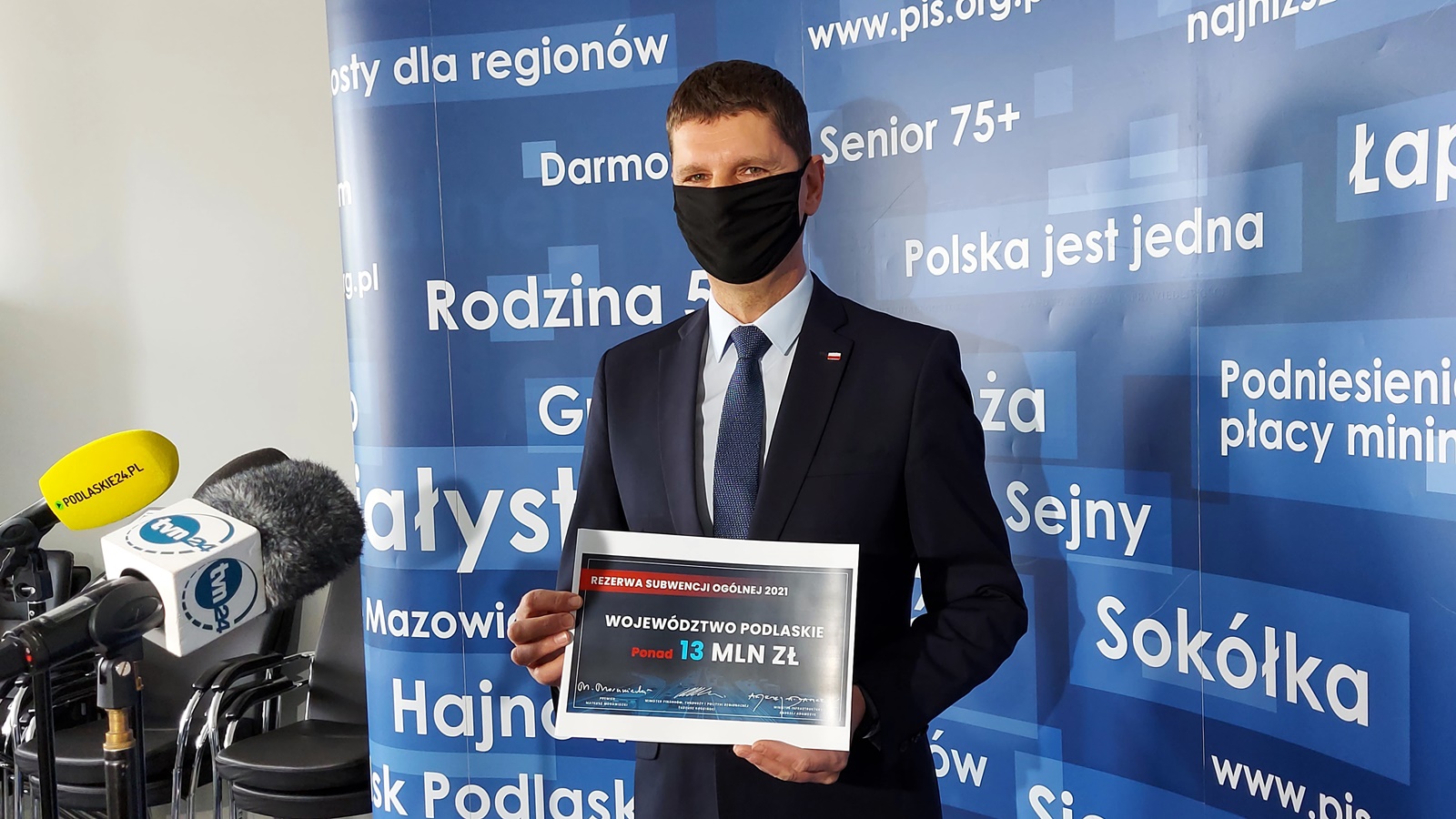 Ponad 13 mln zł z subwencji ogólnej ministerstwa infrastruktury na drogi w Podlaskiem