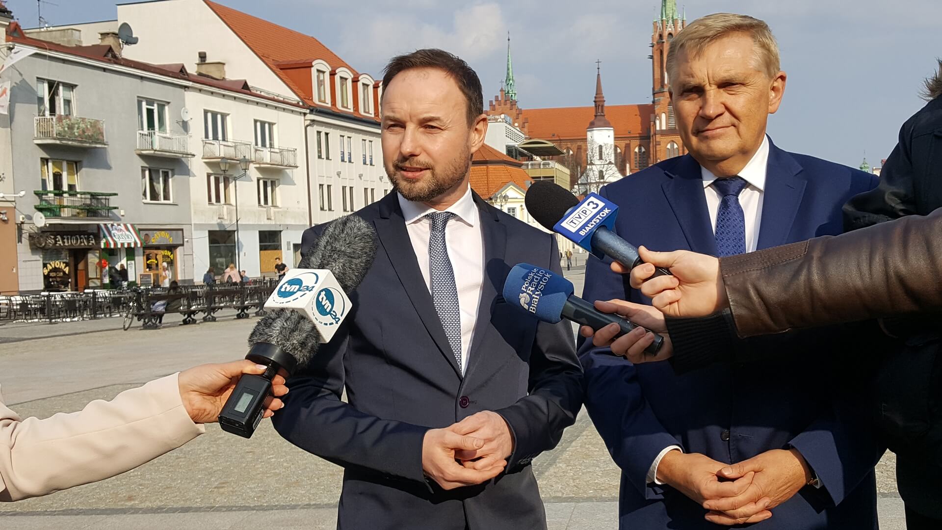 Prezydent Białegostoku wspiera w kampanii wyborczej Tomasza Frankowskiego
