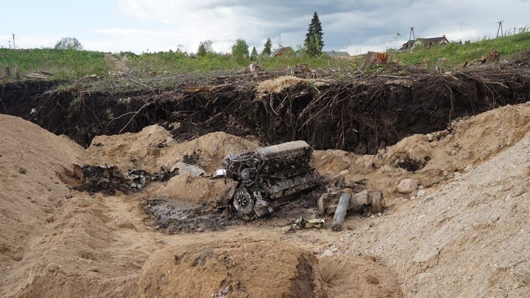 Szczątki radzieckiego samolotu z okresu II wojny światowej odkryto podczas budowy drogi koło Szypliszek