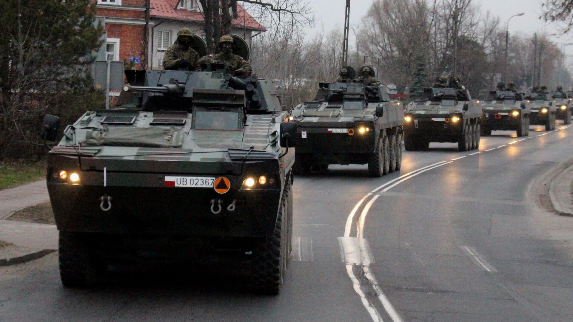 Na podlaskich drogach będą pojawiały się kolumny wojskowe