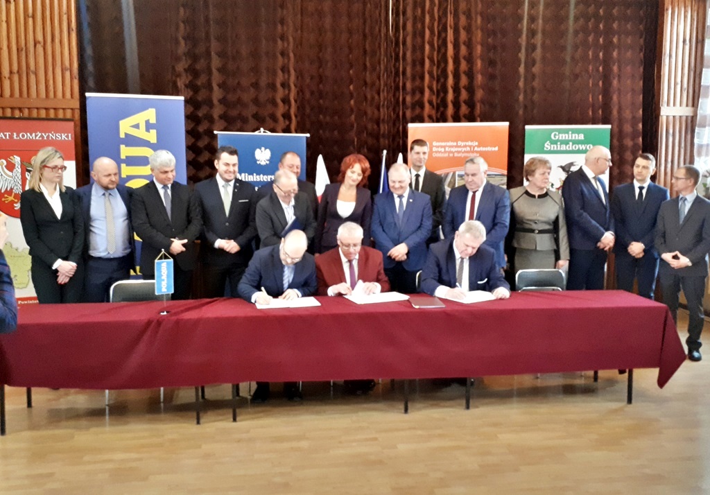 Via Baltica: podpisana umowa na odcinek Śniadowo-Łomża Południe