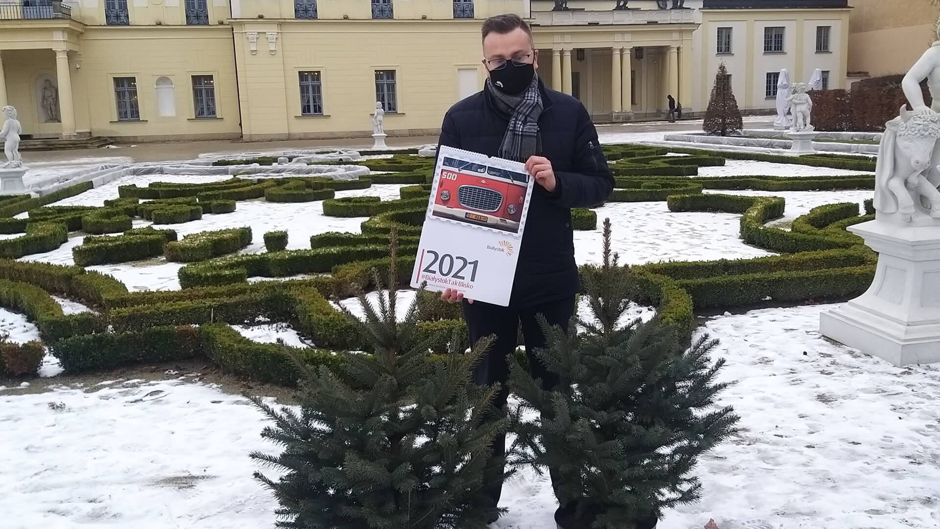 Białystok z lotu ptaka w miejskim, wielokulturowym kalendarzu na 2021 r.