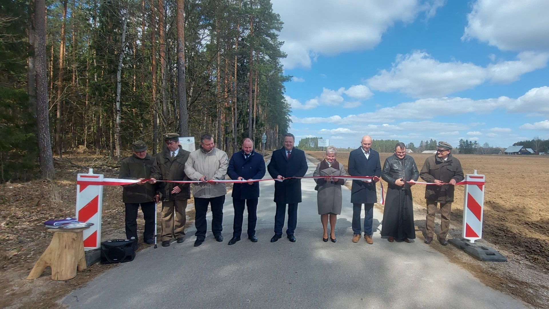 Oddano do użytku nowy fragment asfaltowej drogi w gminie Głęboki Bród