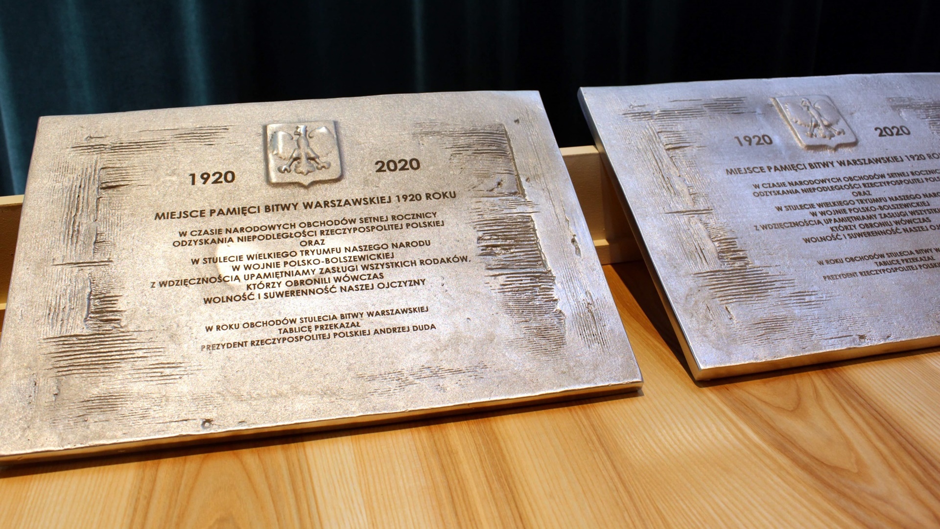 Łomża upamiętni Bitwę Warszawską - samorząd dostał specjalną tablicę od prezydenta RP