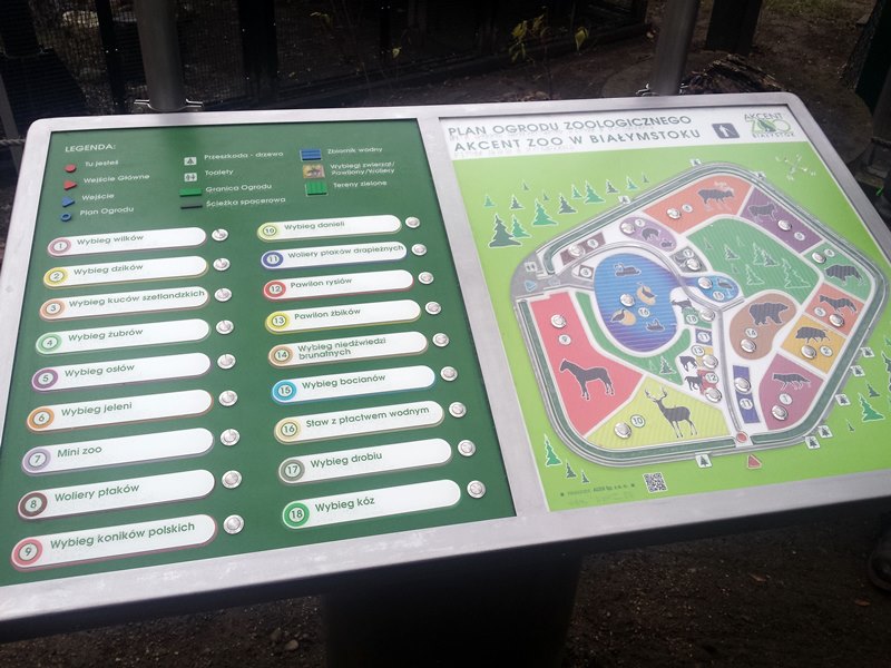 Białystok:  Udogodnienia dla niewidomych i niedowidzących w Akcencie ZOO