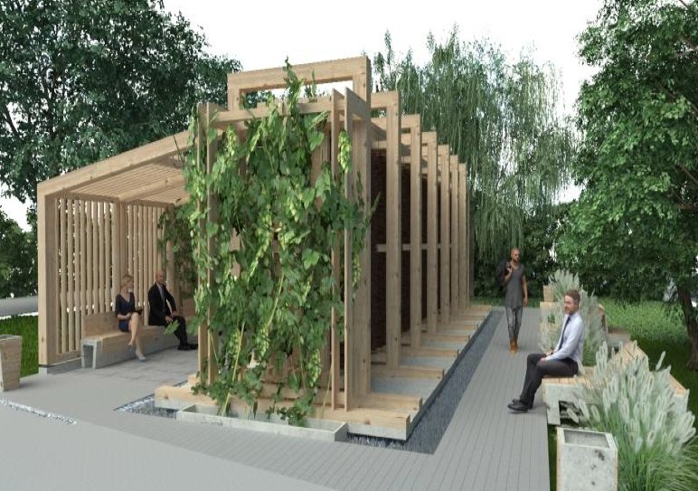 Na Placu Solidarności w Łapach powstanie podświetlona fontanna i tężnia solankowa