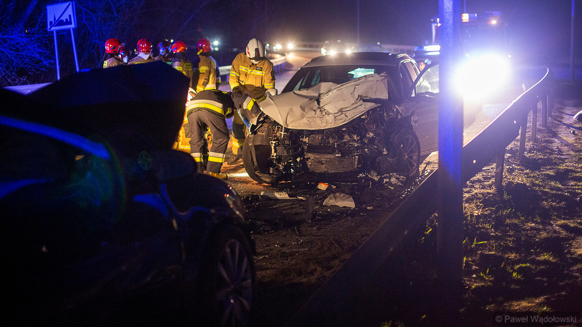 Znane są wstępne przyczyny wypadku w Łomży, do którego doprowadził piętnastolatek