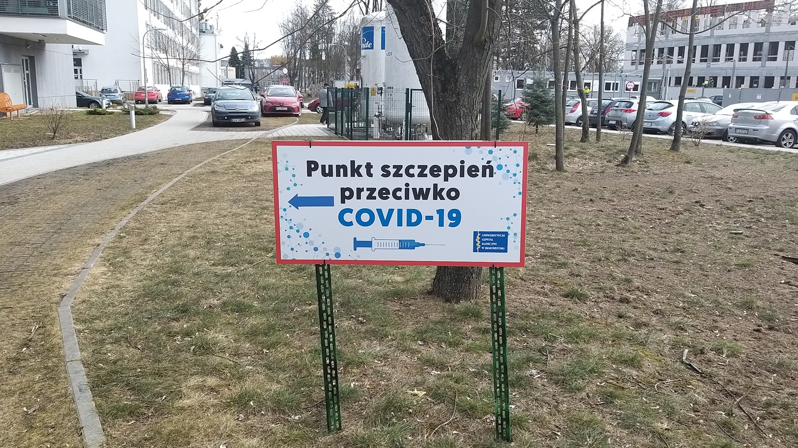 Nie ma już punktu szczepień w szpitalu tymczasowym przy ulicy Wołodyjowskiego w Białymstoku