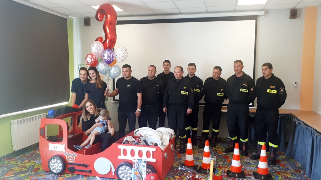 Strażacy spełnili marzenie 3-letniego Filipka