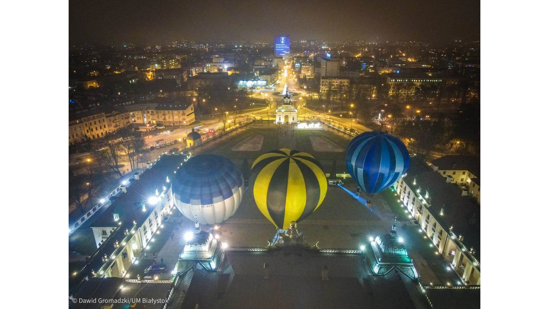 Z powodu obostrzeń Białystok nie promował sylwestrowego pokazu balonów