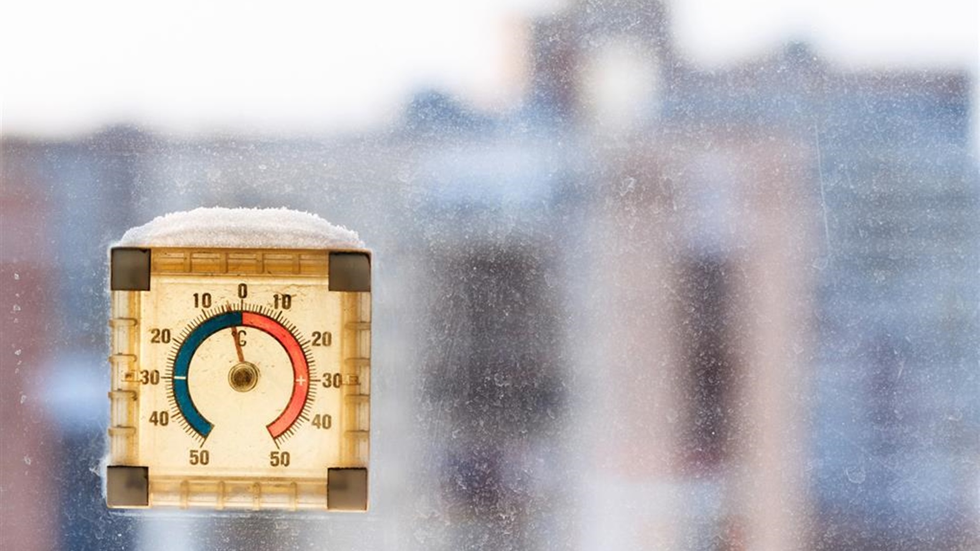 Mroźna noc w Podlaskiem - w Białymstoku -14°C