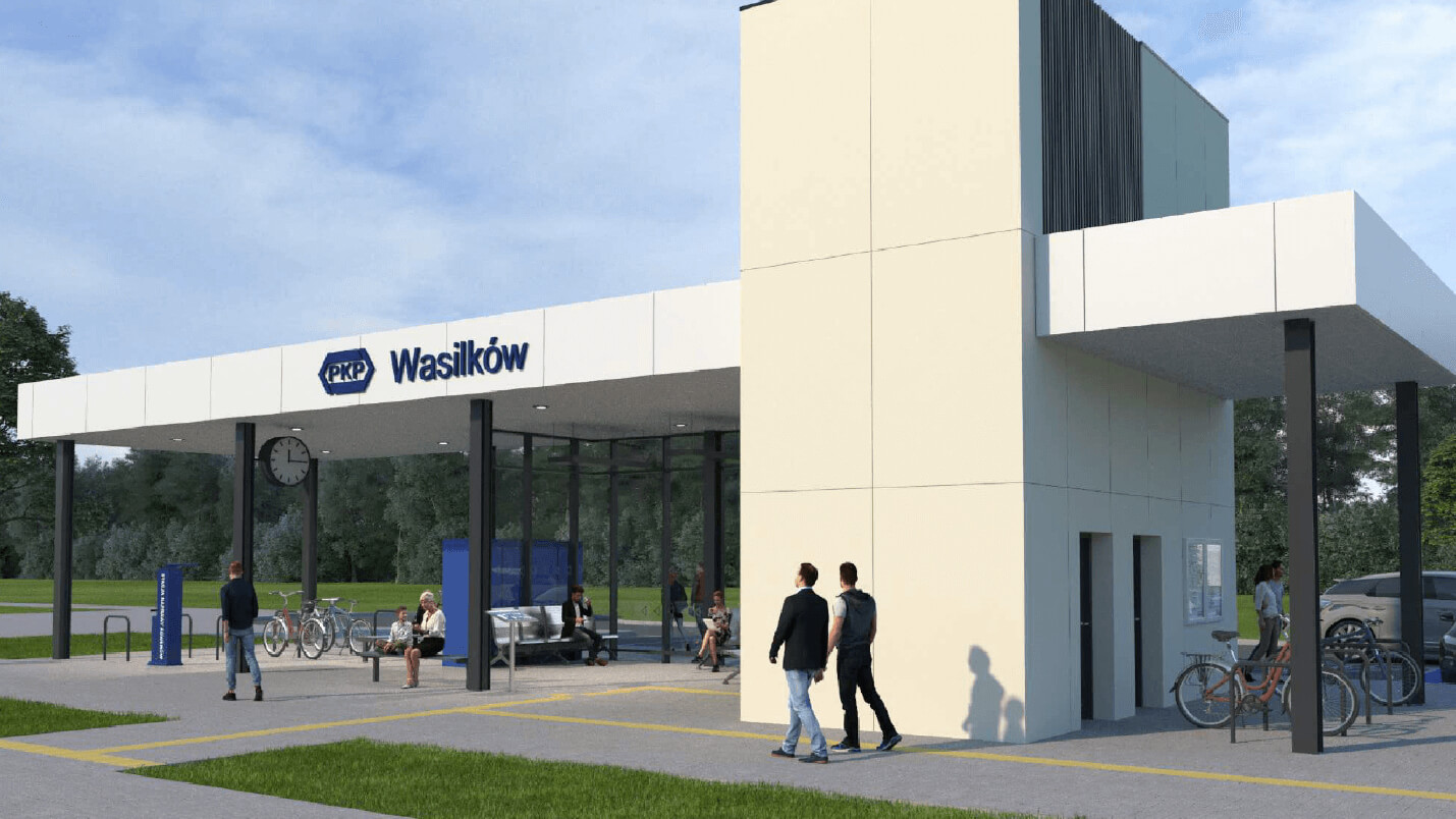 Niewielki, ale funkcjonalny - taki ma być nowy dworzec kolejowy w Wasilkowie [zdjęcia]