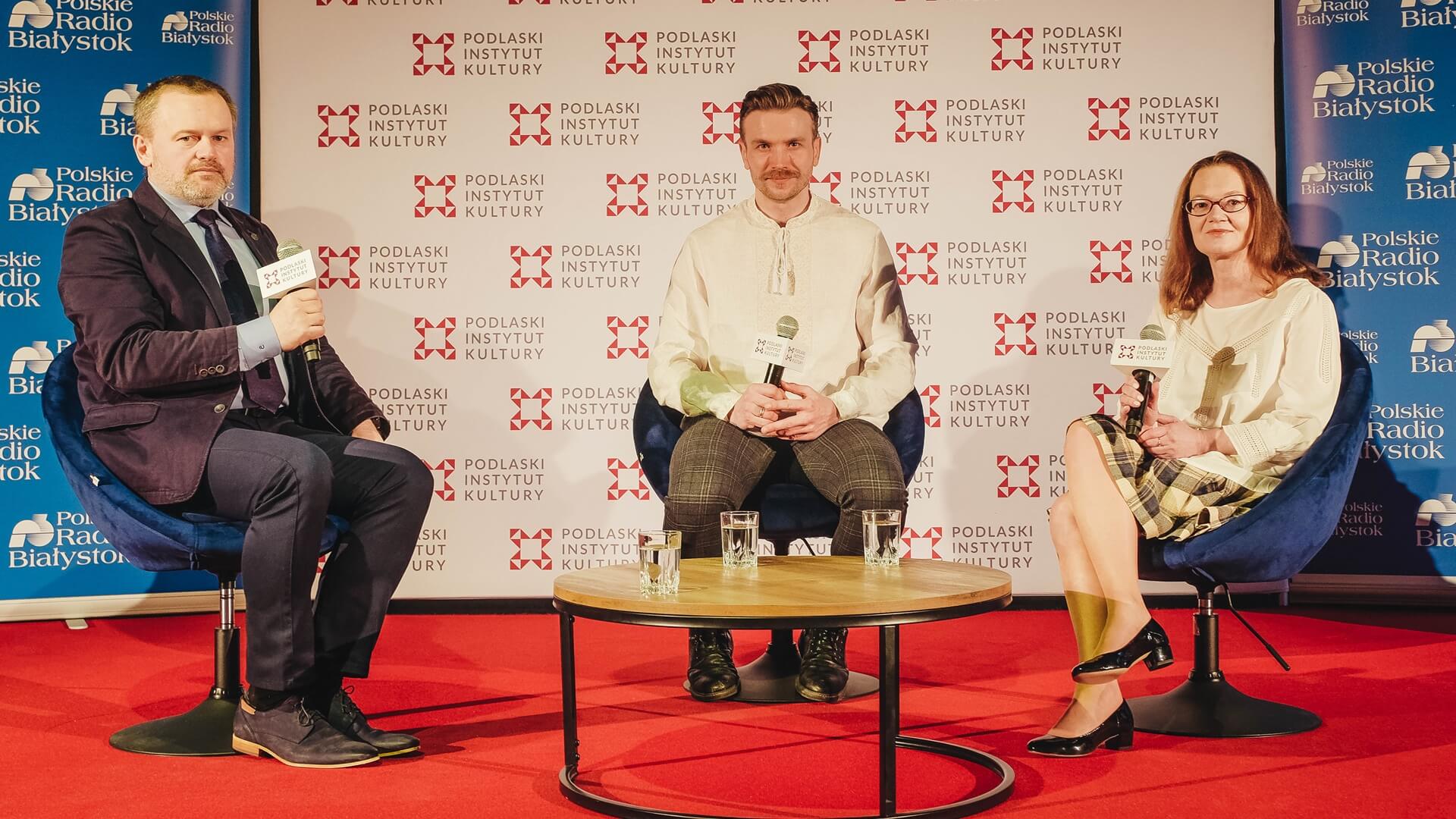 Spotkanie z Alicją Pietruczuk i Źmicierem Kościnem w Podlaskim Instytucie Kultury