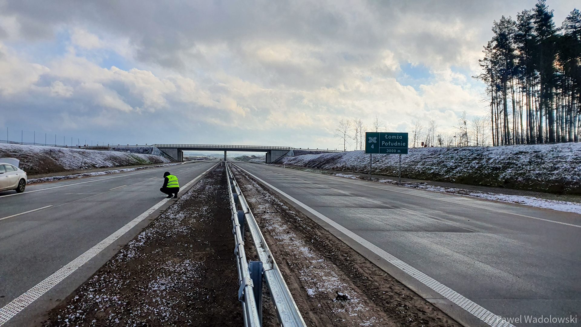 Trwają prace przy budowie drugiej jezdni obwodnicy Łomży. Może być gotowa już w wakacje
