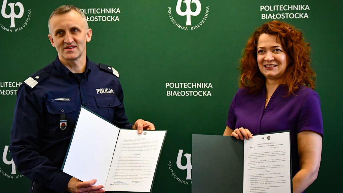 Politechnika Białostocka rozszerza współpracę z podlaską policją