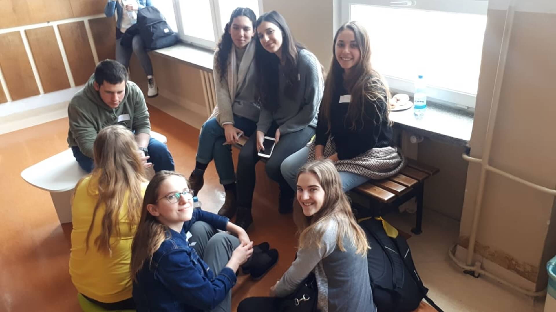 Uczniowie z I LO w Białymstoku uczestniczą w zajęciach z młodymi Izraelczykami