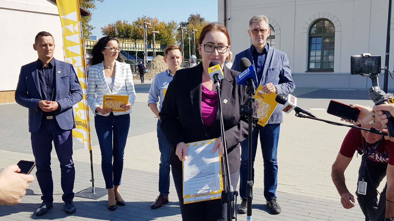 Działacze ruchu Polska 2050 mają zastrzeżenia co do konsultacji ws. kolejowej obwodnicy Białegostoku