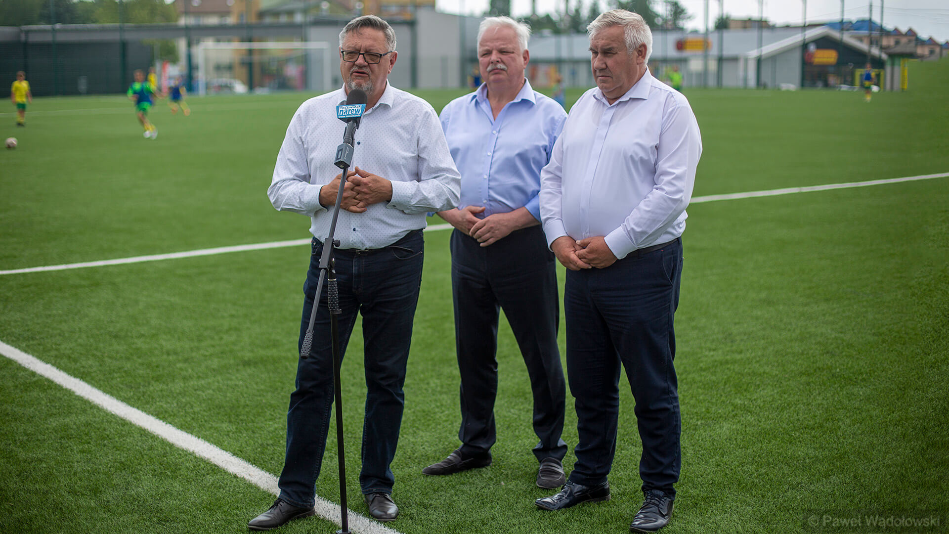 W całym kraju ma powstać sieć boisk - mówił o tym w Kolnie wiceminister sportu Jacek Osuch