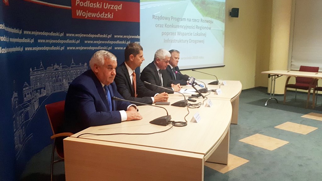 Prawie 50 km lokalnych dróg powstanie w Podlaskiem dzięki dotacji z budżetu państwa