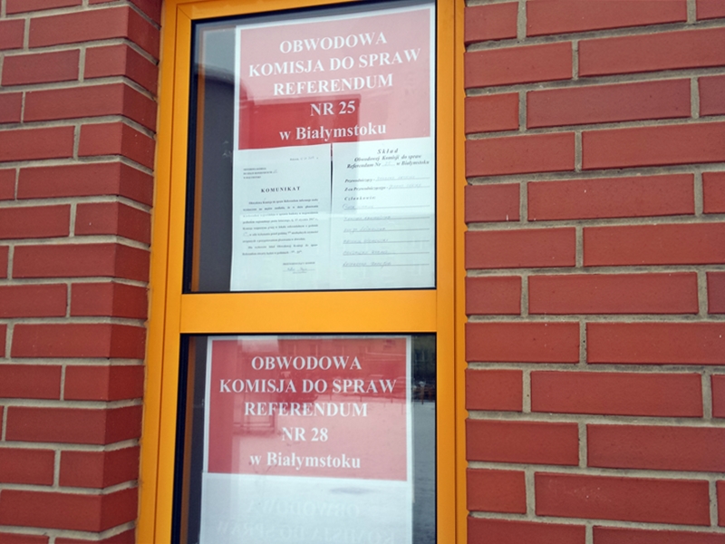 Referendum ws. lotniska nieważne. Są wyniki ze wszystkich powiatów