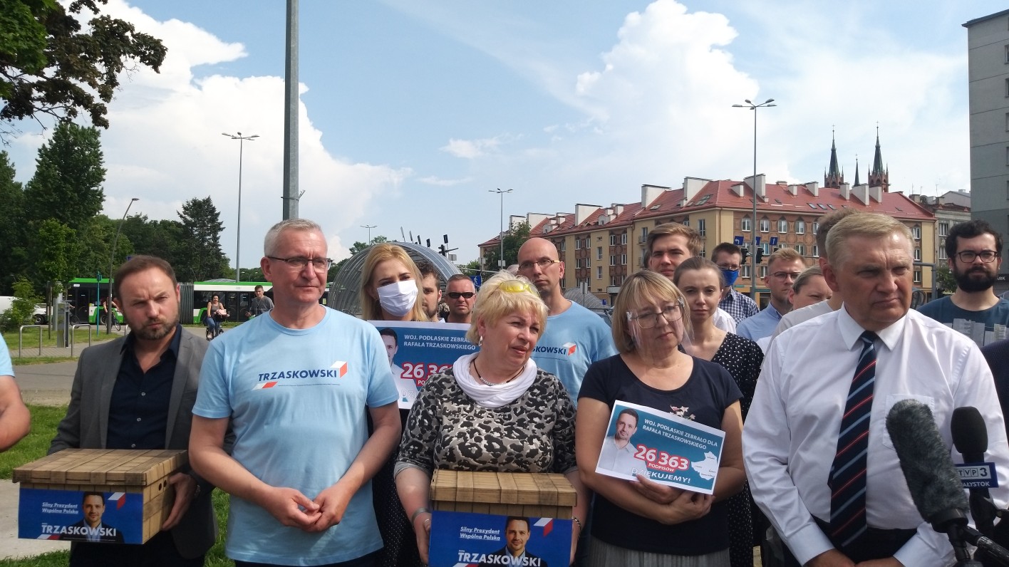 26,3 tys. podpisów pod kandydaturą Rafała Trzaskowskiego