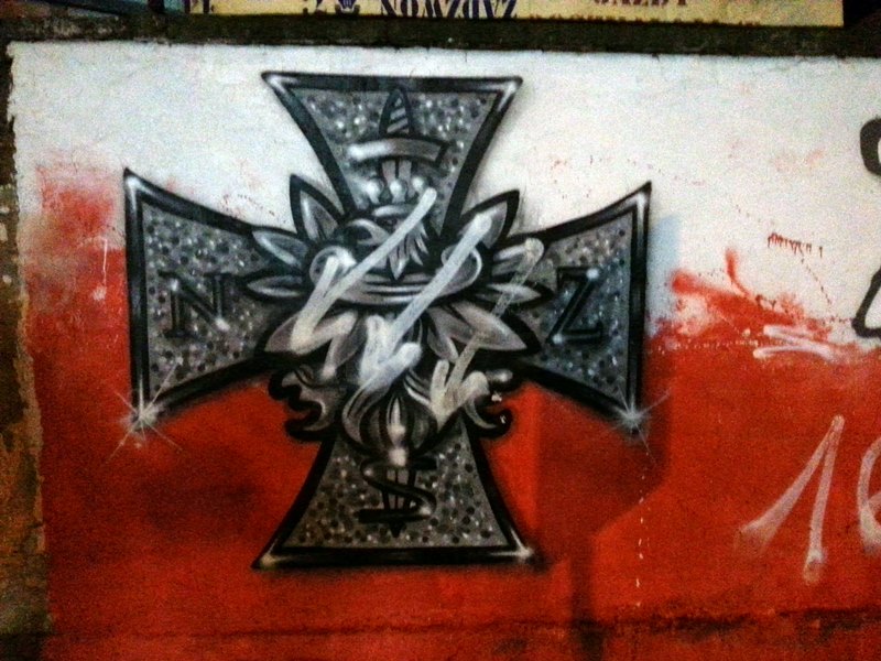 Wandale zniszczyli nowy mural poświęcony żołnierzom wyklętym w Białymstoku