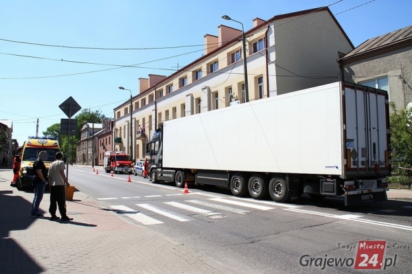 Śmiertelny wypadek na przejściu dla pieszych w Grajewie