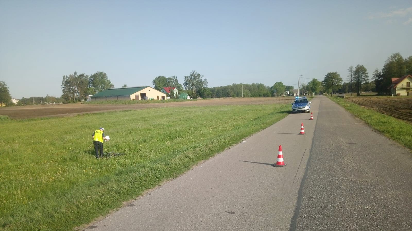 Śmiertelne potrącenie rowerzysty koło Augustowa