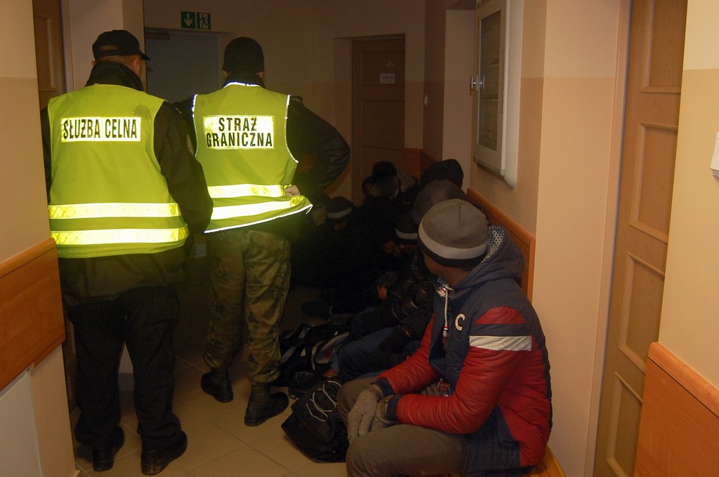 Nielegalni migranci ze Sri Lanki zatrzymani w Augustowie