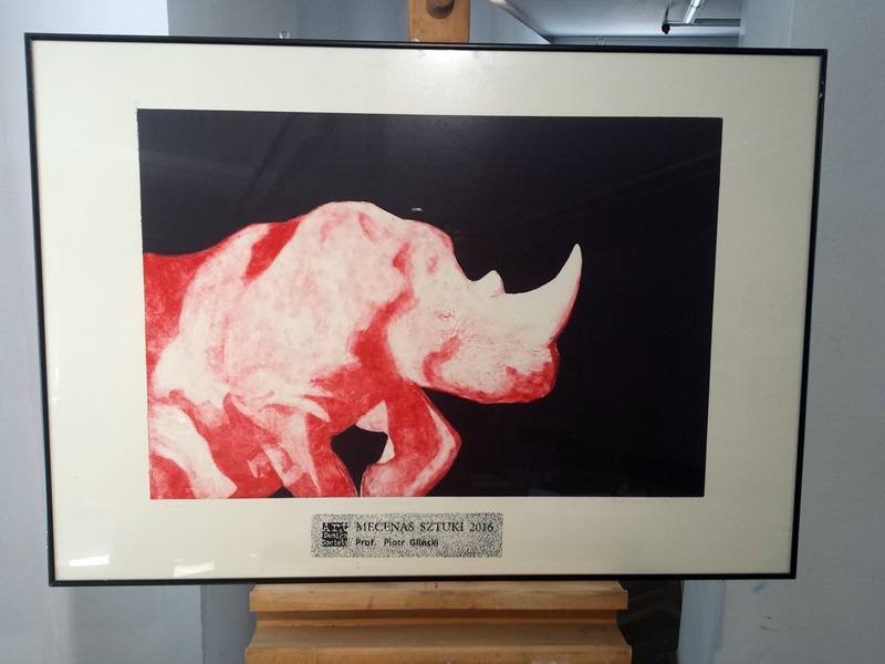 Papież otrzyma obraz nosorożca, a Metanoia pieniądze