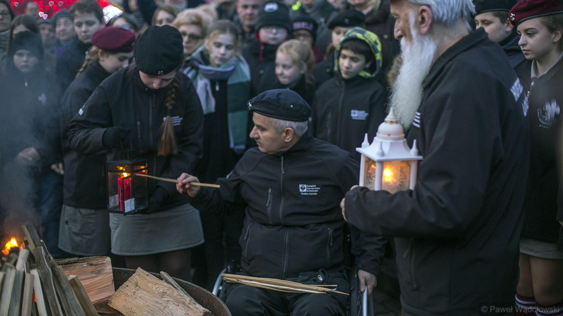 Kilkaset osób podzieliło się opłatkiem podczas wigilii miejskiej w Łomży [zdjęcia]