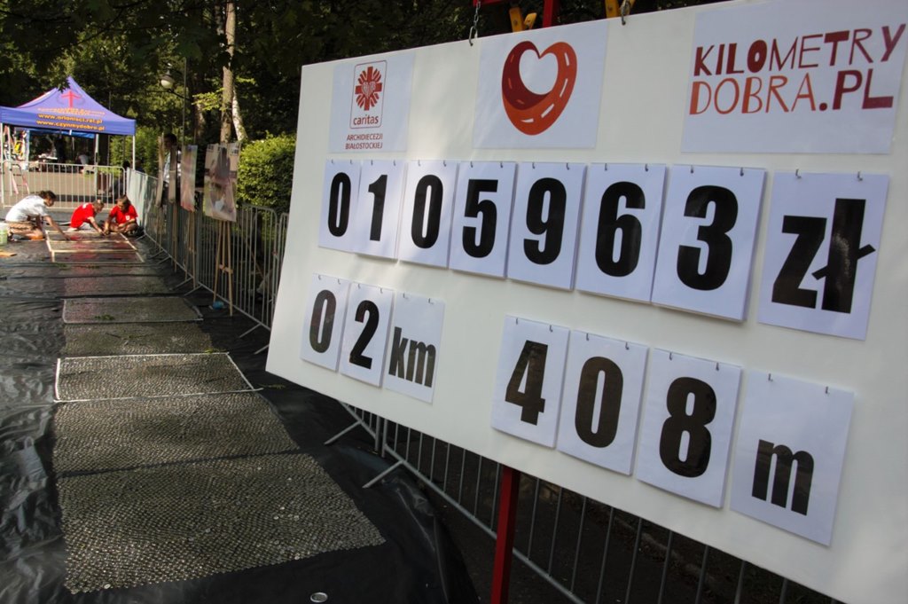 Potańcówka, koncert i bicie Rekordu Guinnessa - finał akcji Kilometry Dobra