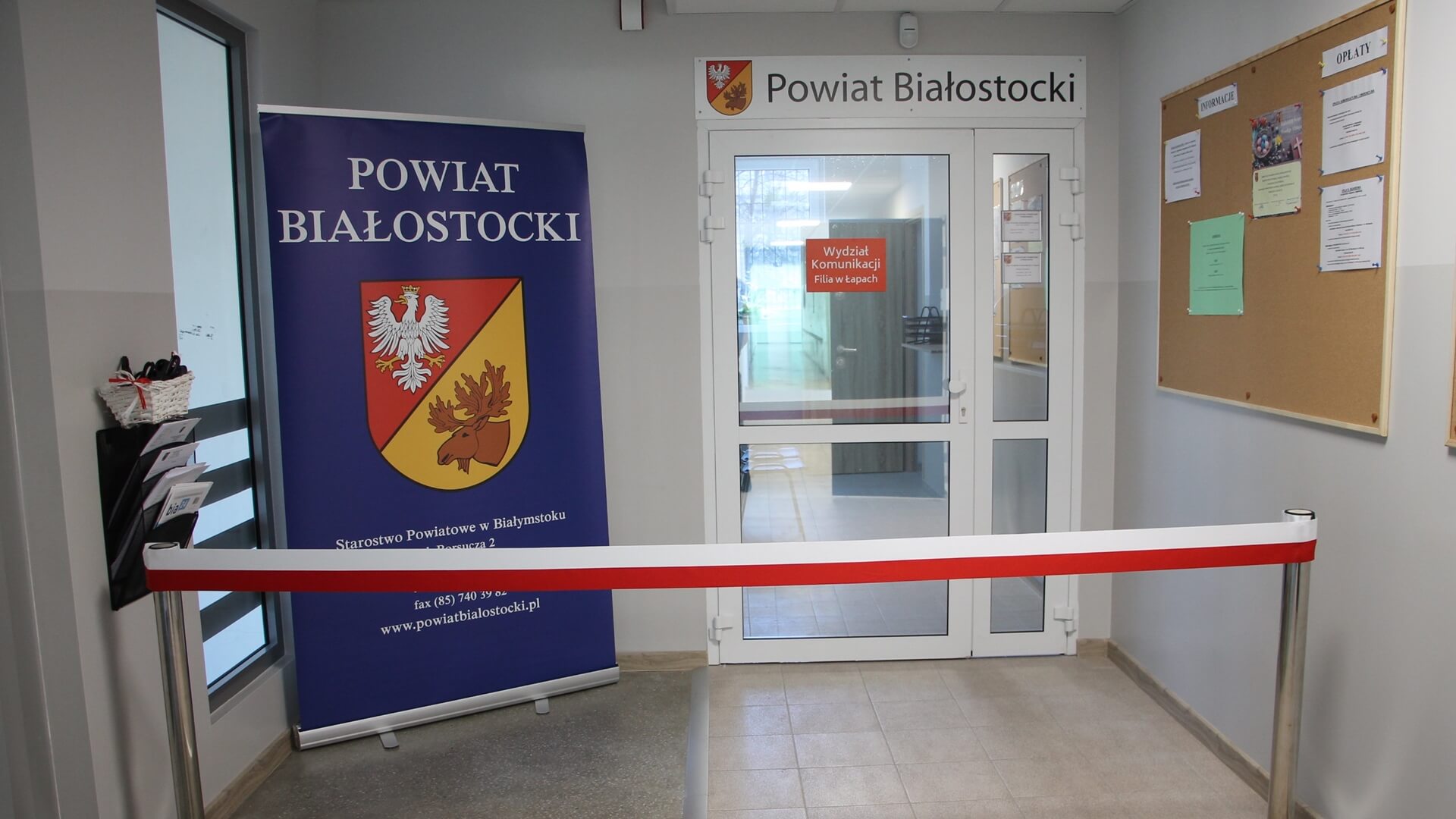 W Łapach znów działa filia Wydziału Komunikacji Starostwa Powiatowego w Białymstoku