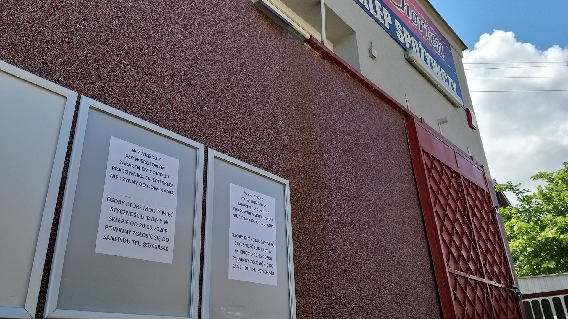 Zakażony pracownik sklepu na białostockim osiedlu Dojlidy Górne - sanepid szuka klientów