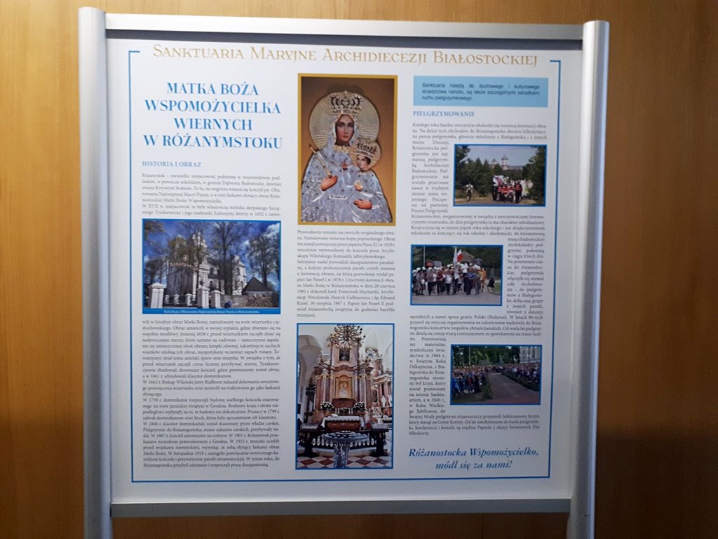 W Białymstoku oglądać można wystawę "Podlaskie Misterium - Sanktuaria Maryjne na Podlasiu"
