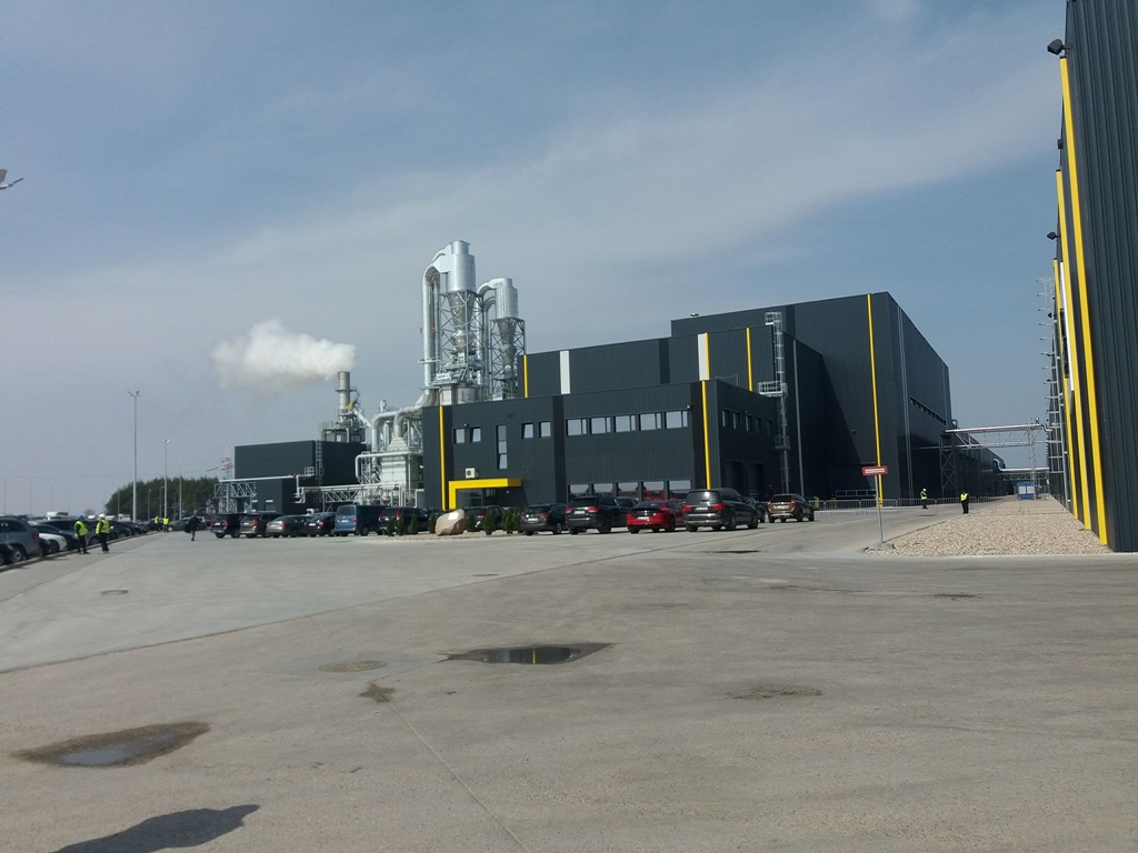 Pożar w nowej fabryce Forte