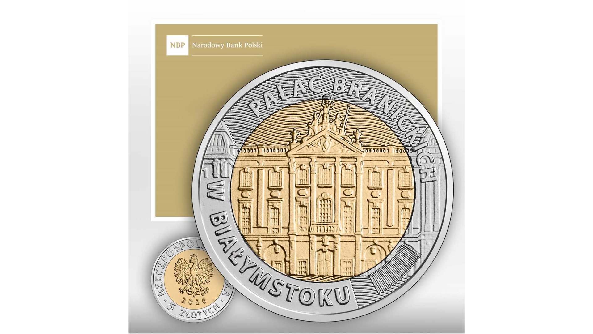 NBP wydał okolicznościową monetę z wizerunkiem Pałacu Branickich w Białymstoku