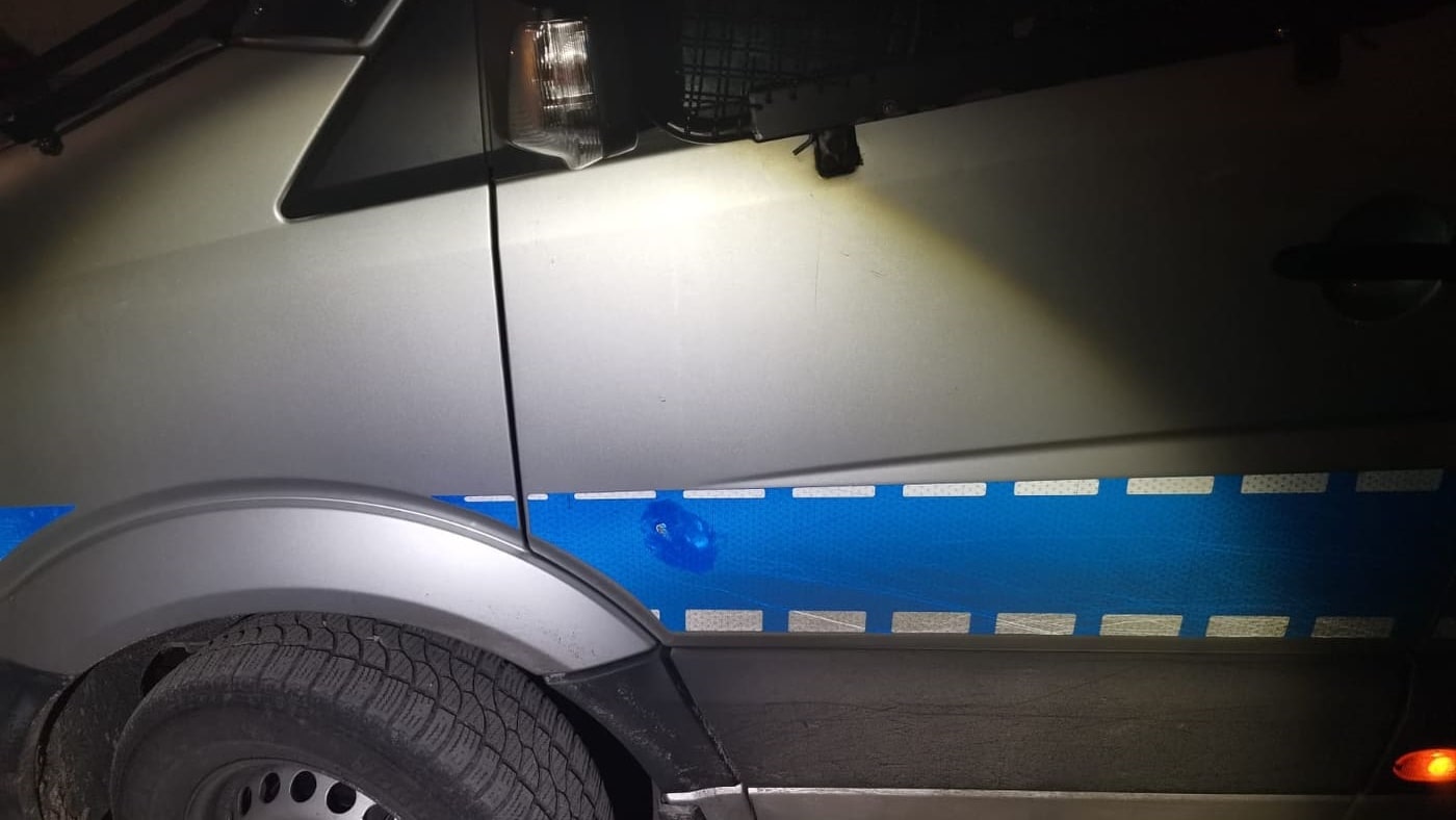 Kolejny atak na policjantów przy granicy polsko-białoruskiej