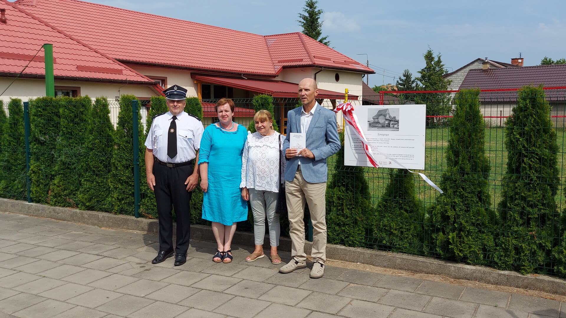 80 lat temu w Zabłudowie spłonęła synagoga - władze miejscowości przygotowały pamiątkową tablicę