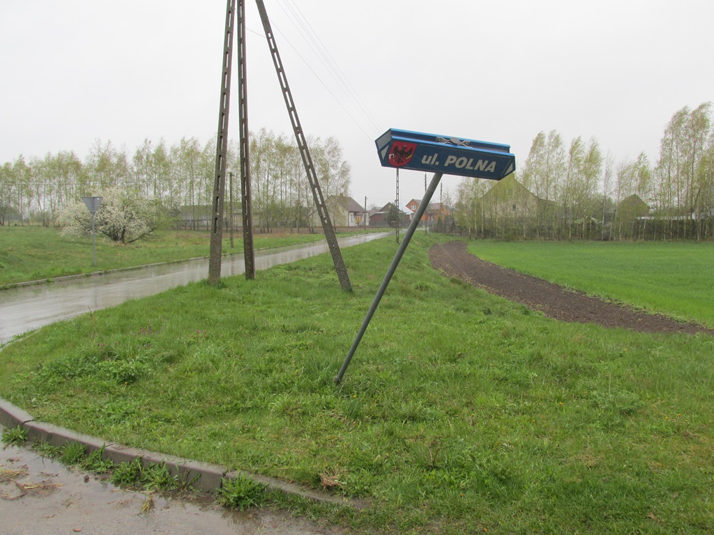 Policja szuka wandali, którzy ukradli tablice z nazwą ulicy Armii Czerwonej w Orli