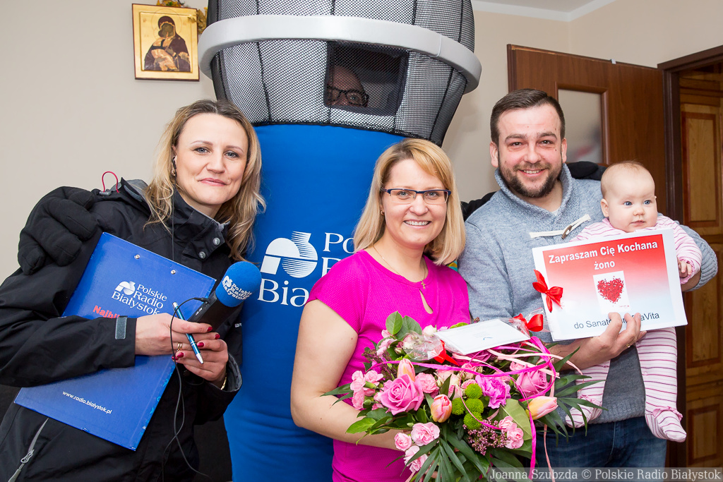 Dzień Kobiet z Radiem Białystok - mężowie zaskoczyli swoje żony [wideo, zdjęcia]