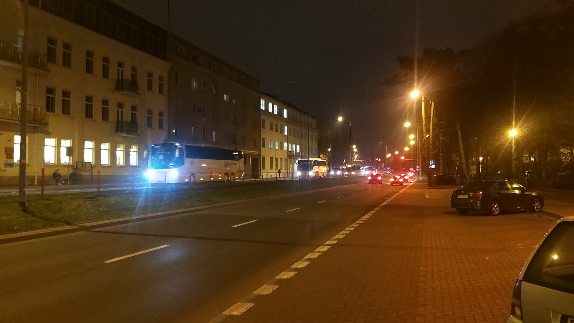 Protest przewoźników w Białymstoku