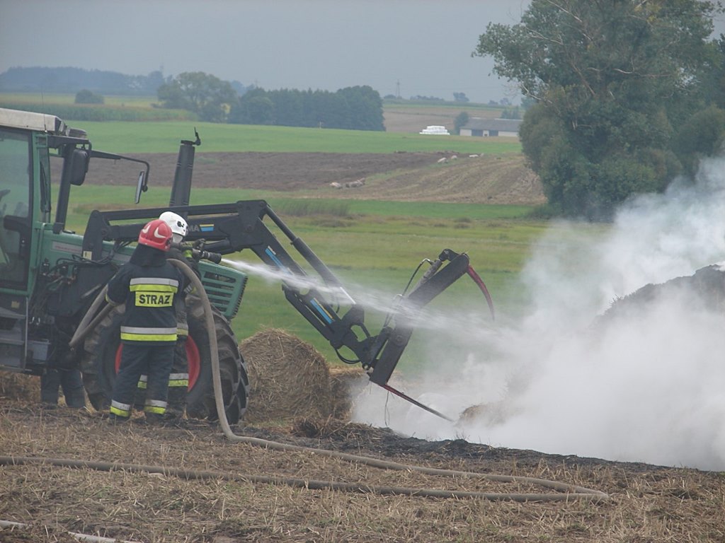 W gminie Mały Płock piorun uderzył w budynek gospodarczy - spłonęły zwierzęta